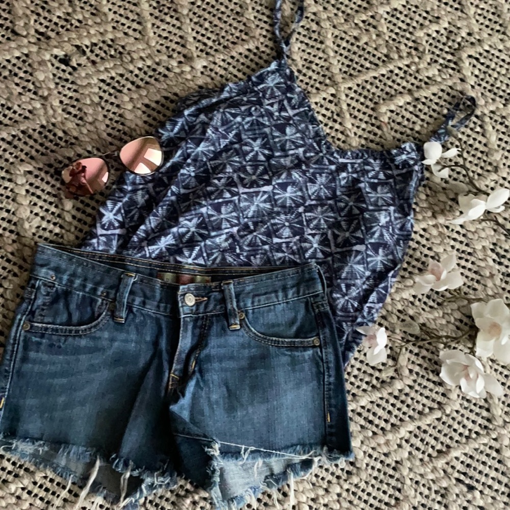 Old Navy Ultra-Low Denim Shorts 0